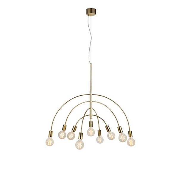 MARKSLOJD 108289 LAVELLO lampa wisząca 9L Brass