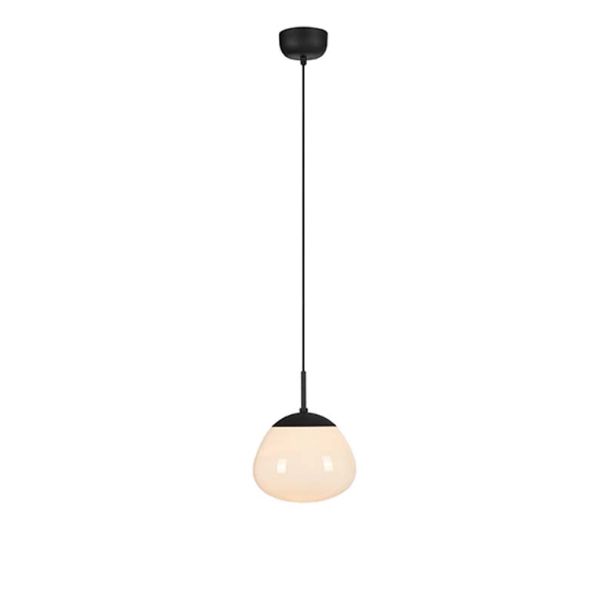 MARKSLOJD 108295 RISE lampa wisząca 1L Black/White