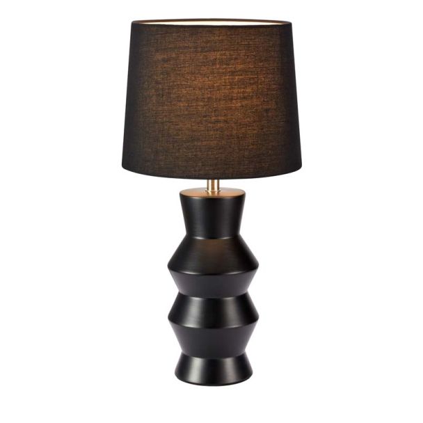 MARKSLOJD 108447 SIENNA lampa stołowa 1L Black/Black