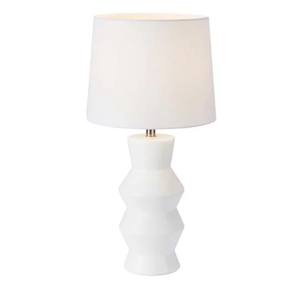MARKSLOJD 108448 SIENNA lampa stołowa 1L White/White