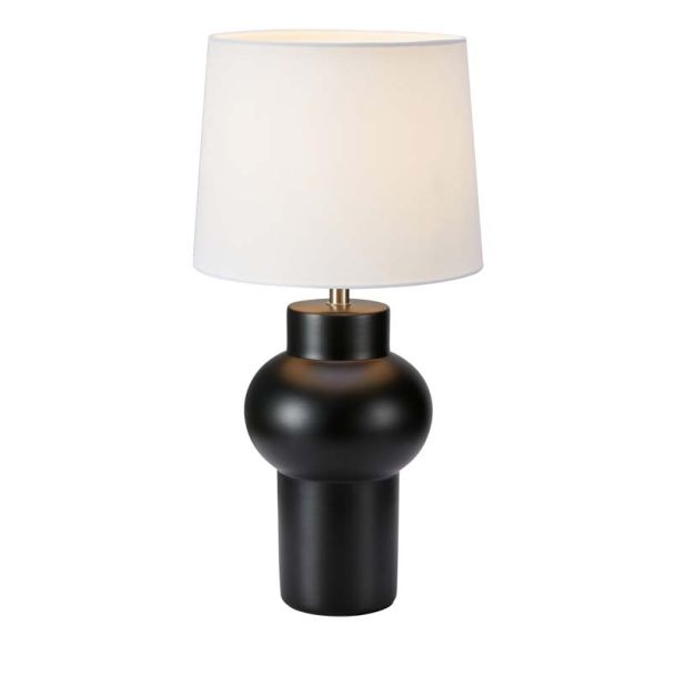 MARKSLOJD 108449 SHAPE lampa stołowa 1L White/Black