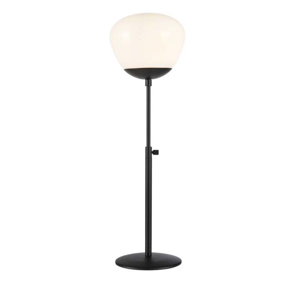 MARKSLOJD 108545 RISE lampa stołowa 1L Black/White Small