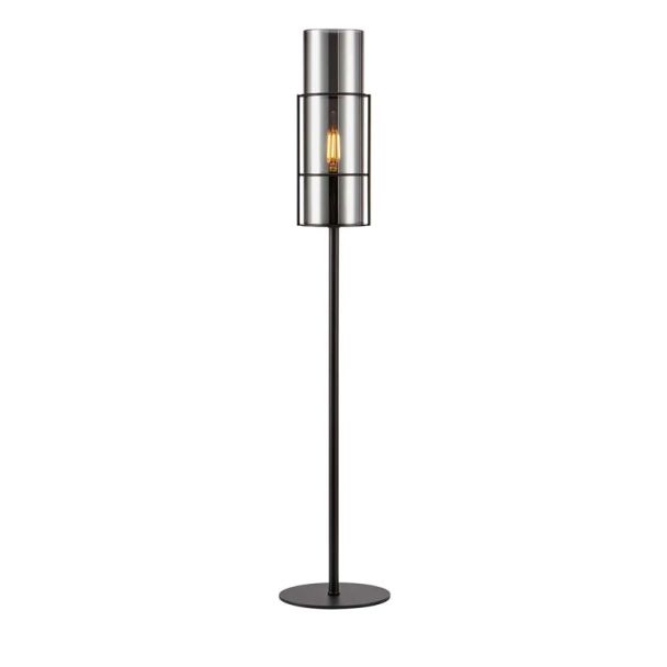 MARKSLOJD 108560 TORCIA lampa stołowa 1L 65cm Black/Smoke