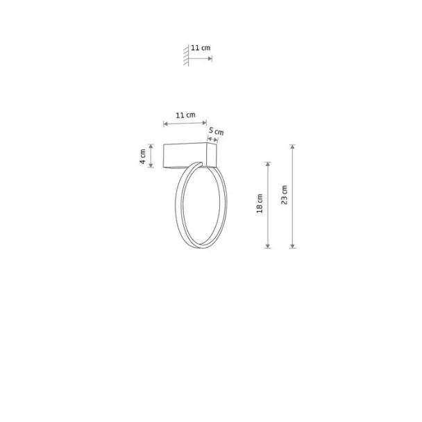 NOWODVORSKI 10858 CIRCOLO LED XS kinkiet