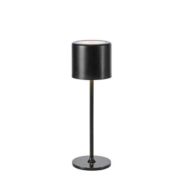 MARKSLOJD 108657 FILO Rechargeable lampa stołowa Matt Black B/O