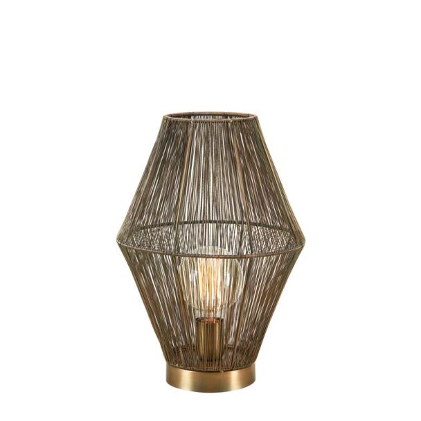 MARKSLOJD 108665 CASA lampa stołowa 1L Antique Brass