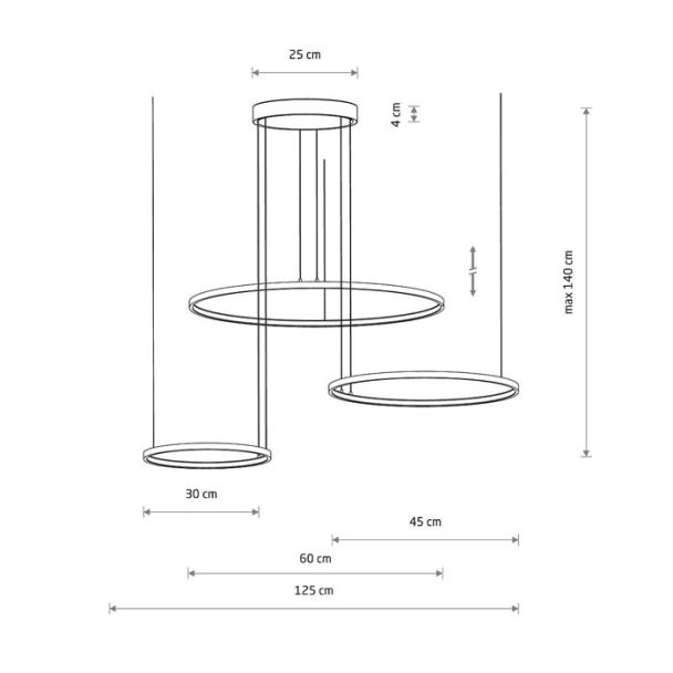 NOWODVORSKI 10867 CIRCOLO LED lampa wisząca