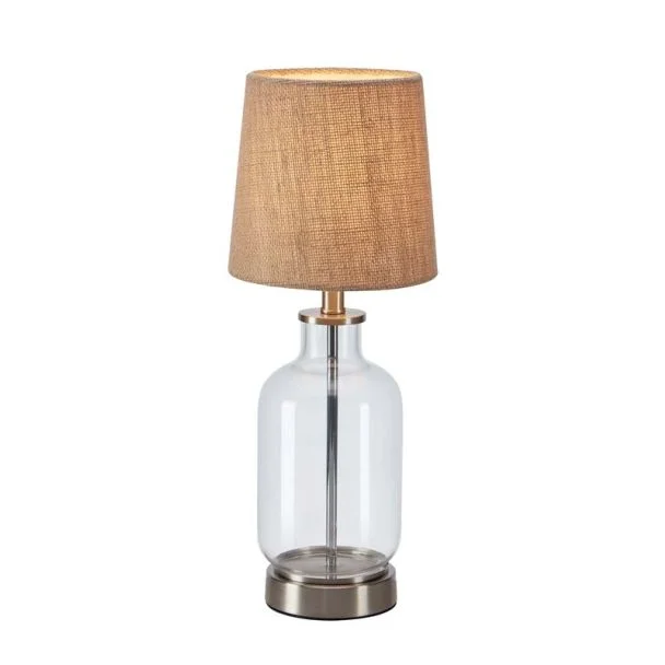 MARKSLOJD 108693 COSTERO lampa stołowa 1L 43cm Transparent/Natural