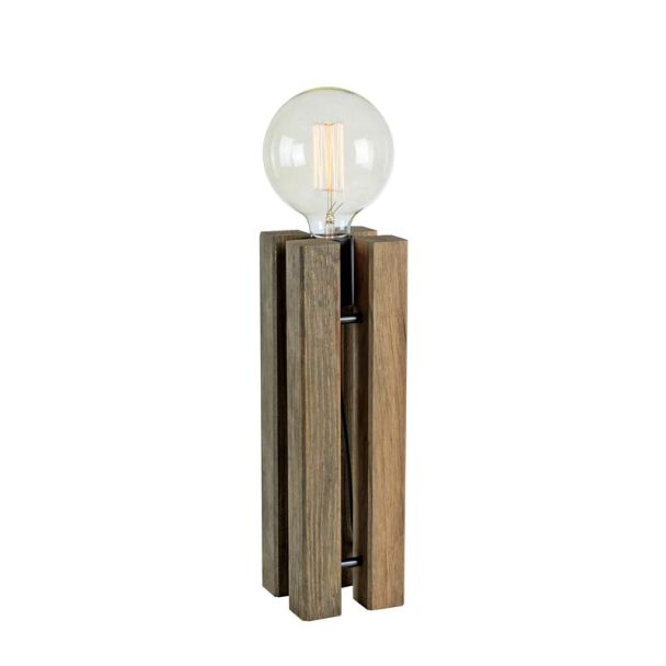 MARKSLOJD 108758 LODGE lampa stołowa 1L 36cm Stained Brown