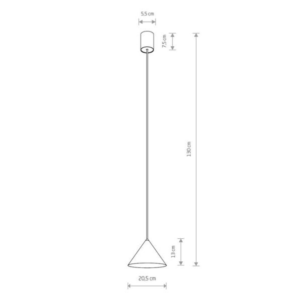NOWODVORSKI 10880 ZENITH S lampa wisząca