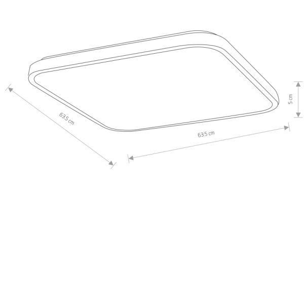 NOWODVORSKI 10988 AGNES SQUARE LED PRO plafon