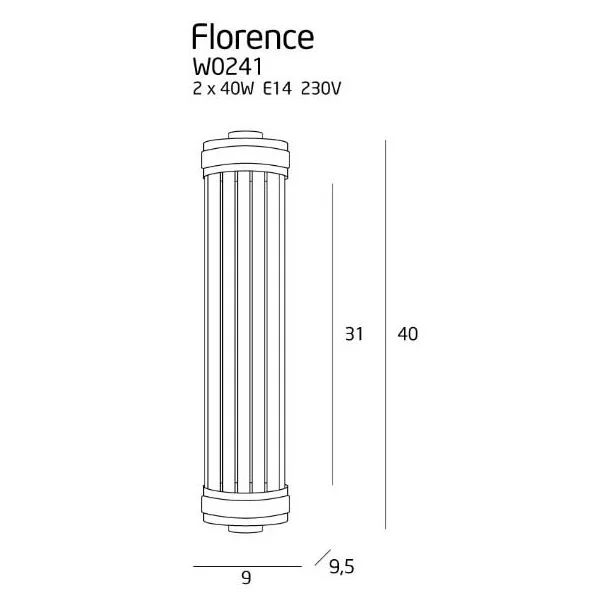 MAXLIGHT FLORENCE kinkiet W0241