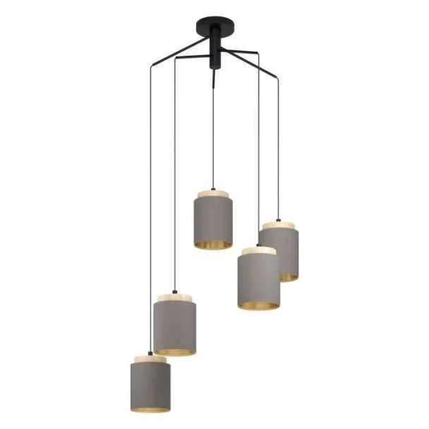 EGLO 99447 LAMPA ALBARIZA OPRAWA WISZĄCA HL/5 E27 SW/HOLZ/CAPPUCCINO ALBARIZA