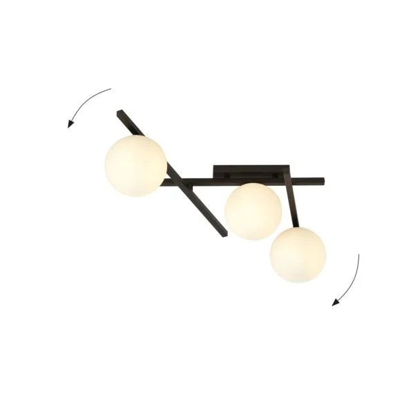 EMIBIG 1103/3 LAMPA SUFITOWA SMART 3 BLACK/OPAL