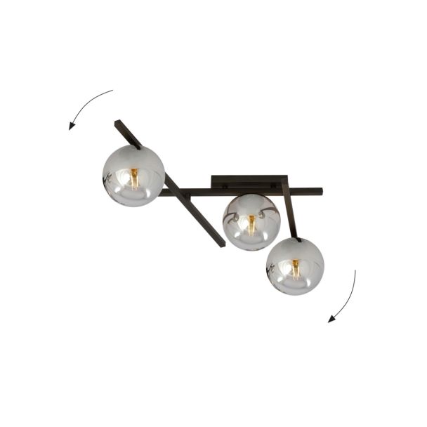 EMIBIG 1104/3 LAMPA SUFITOWA SMART 3 BLACK/GRAFIT