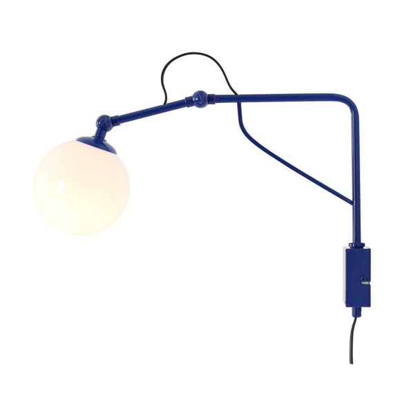 ALDEX 1105C25_M KINKIET SOHO GLASS MAŁY COBALT