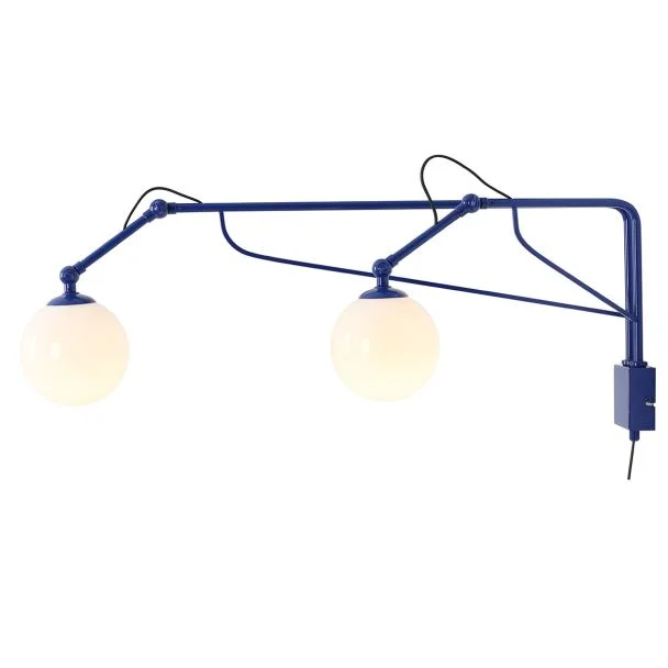 ALDEX 1105D25 KINKIET SOHO GLASS 2 COBALT
