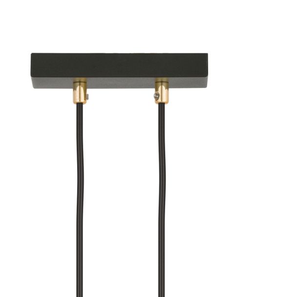 EMIBIG 1112/1 LAMPA WISZĄCA GLAM 1 BLACK/OPAL