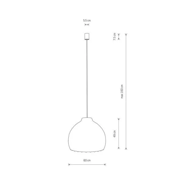 NOWODVORSKI 11152 BOHO L lampa wisząca