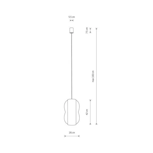 NOWODVORSKI 11161 PUKET M lampa wisząca