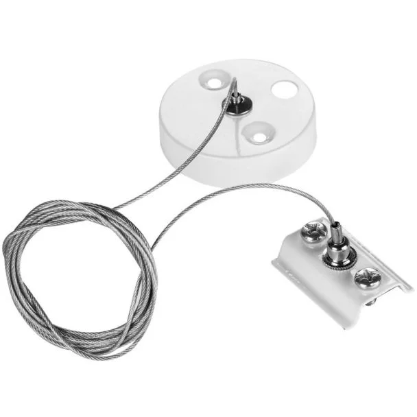 MAYTONI TRA001CW-11W Single phase track system Accessories for tracks Track Lighting Accessory White zawiesie do szyny 1-fazowy
