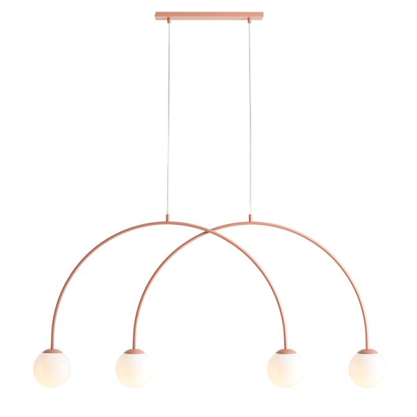 ALDEX 1116L11_S LAMPA WISZĄCA UNA 4 CORAL S