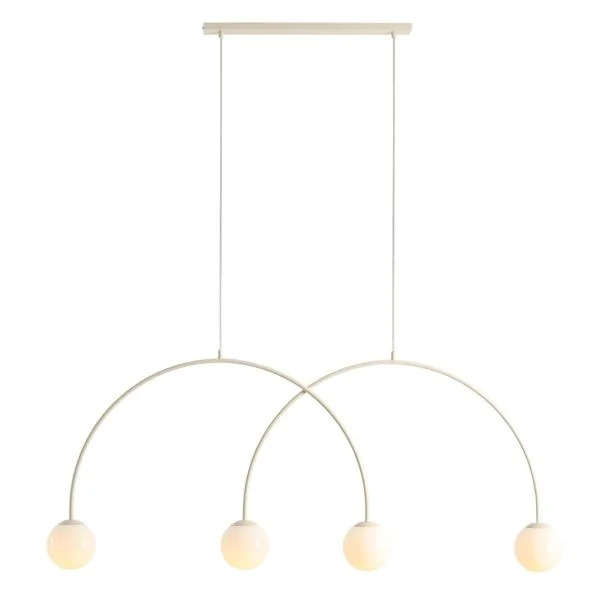 ALDEX 1116L9_L LAMPA WISZĄCA UNA 4 CREAM L