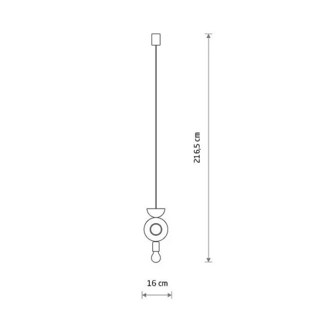 NOWODVORSKI 11180 DROPS WOOD F lampa wisząca