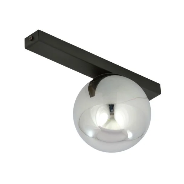 EMIBIG 1122/1 LAMPA SUFITOWA FIT 1 BLACK/GRAFIT