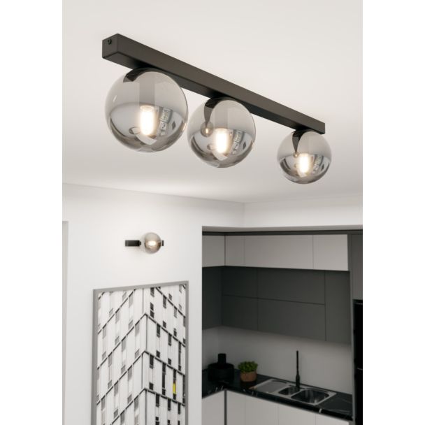 EMIBIG 1122/3 LAMPA SUFITOWA FIT 3 BLACK/GRAFIT