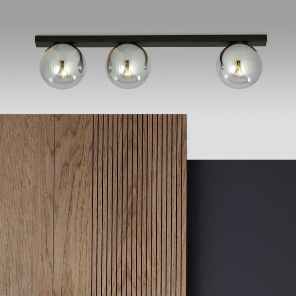 EMIBIG 1122/3 LAMPA SUFITOWA FIT 3 BLACK/GRAFIT