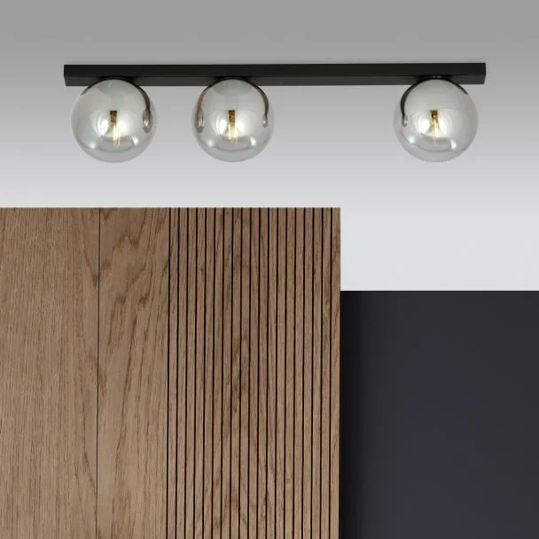 EMIBIG 1122/3 LAMPA SUFITOWA FIT 3 BLACK/GRAFIT