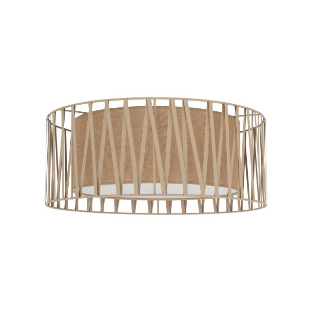 TK-LIGHTING 11464 HARMONY SABIA JUTA LAMPA SUFITOWA 4XE27