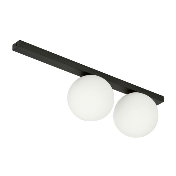 EMIBIG 1124/2 LAMPA SUFITOWA FIT 2 BLACK/OPAL