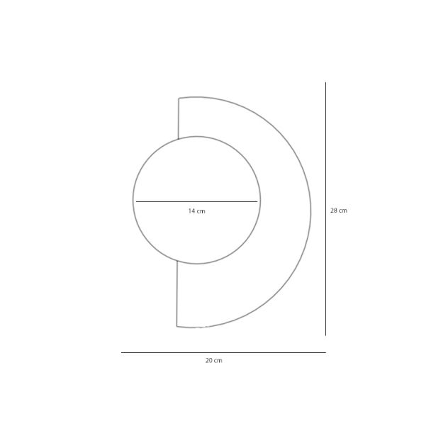 ALDEX 1125C9 KINKIET LOOP CREAM