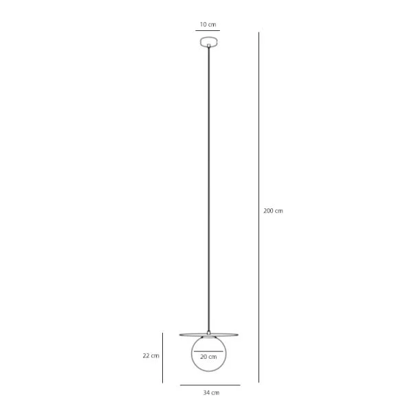ALDEX 1125G9_M LAMPA WISZĄCA LOOP CREAM M