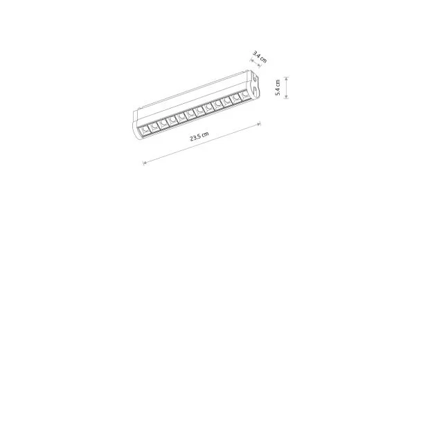 NOWODVORSKI 11336 UT-LVM FOCUS SWING LED 12W lampa led