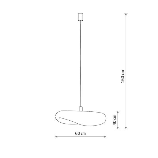 NOWODVORSKI 11396 HAVANA M lampa wisząca