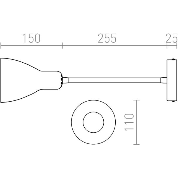 RENDL R12898 KAYA ścienna biała nikiel mat 230V E27 28W