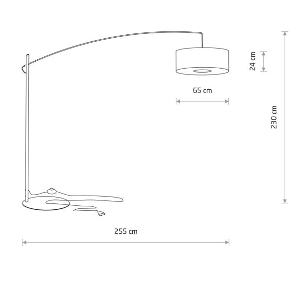 NOWODVORSKI 11430 POISE B lampa podłogowa