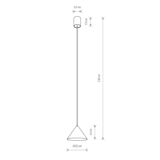 NOWODVORSKI 11488 ZENITH S lampa wisząca