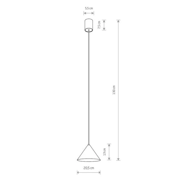 NOWODVORSKI 11490 ZENITH S lampa wisząca