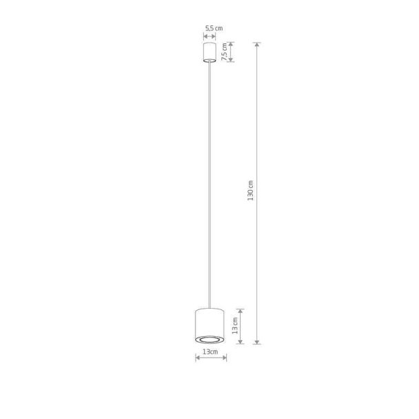 NOWODVORSKI 11510 POINT DUO lampa wisząca