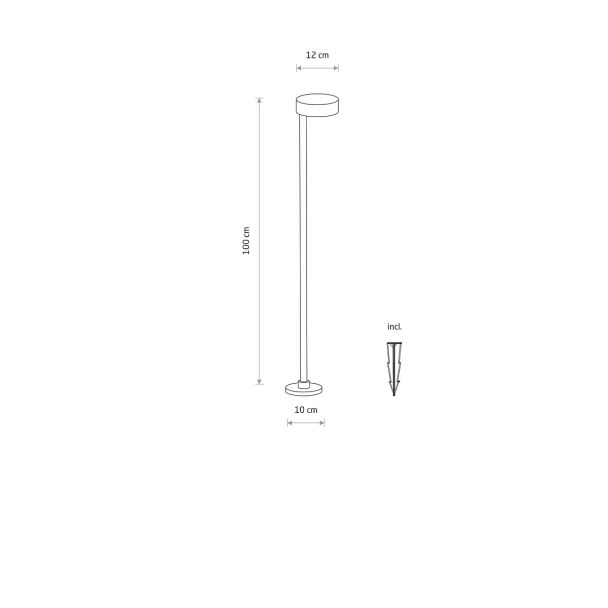 NOWODVORSKI 11542 RUBY LED lampa zewnętrzna gruntowa
