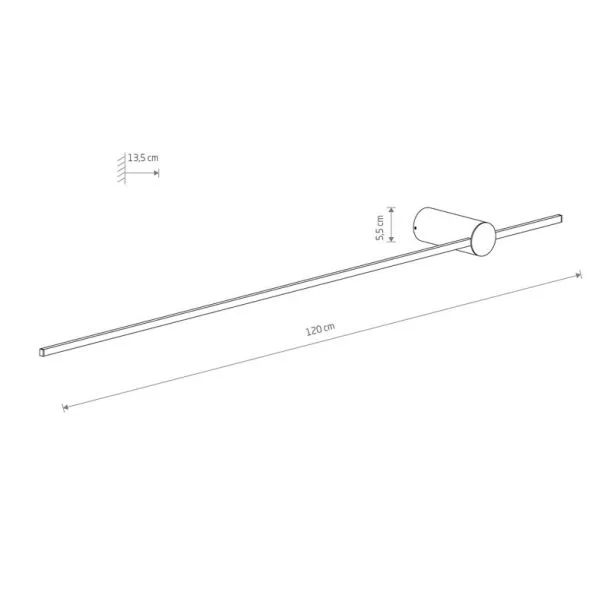 NOWODVORSKI 11588 SABER LED L kinkiet
