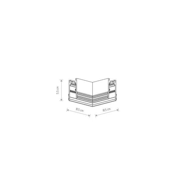 NOWODVORSKI 11622 LVM RECESSED HORIZONTAL CORNER