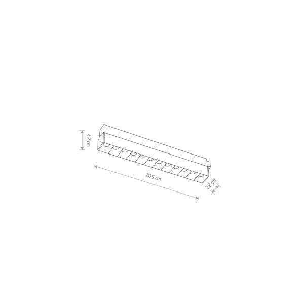 NOWODVORSKI 11633 LVM FOCUS LED 9W 4000K