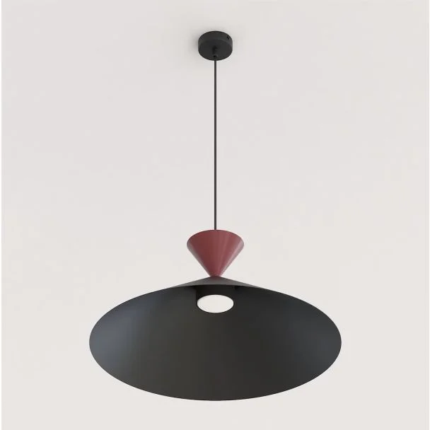EMIBIG 1744/1L RALF 1L BL BURGUNDY Lampa wisząca