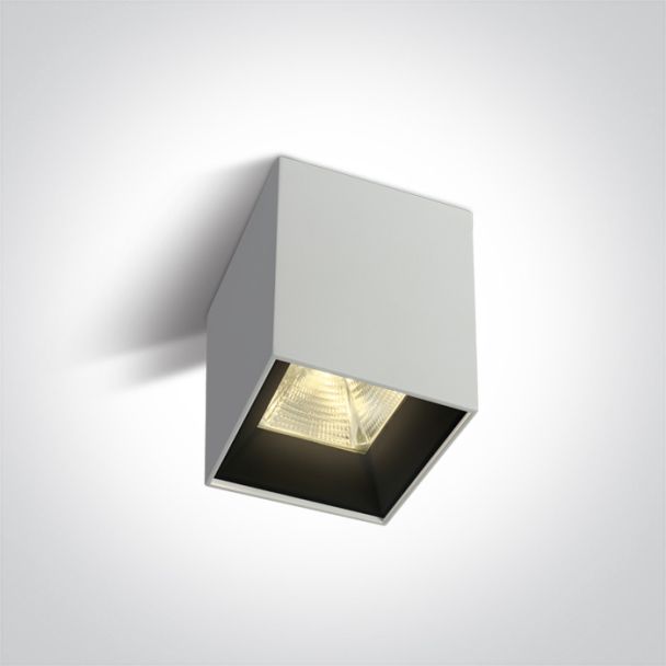 ONE LIGHT 12115HA/W/W Serwia 2 biała oprawa sufitowa COB LED 3000K 15W