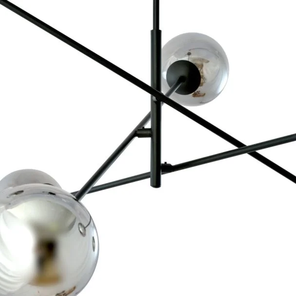 EMIBIG 1167/6 LAMPA SUFITOWA LINEAR 6 BLACK/GRAFIT